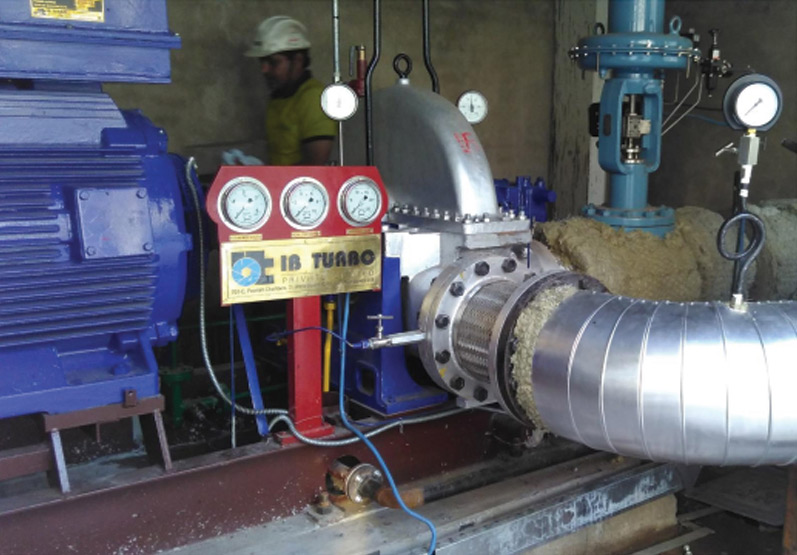 355 KW Turbine installation at Otsuka Chemicals Kotputli